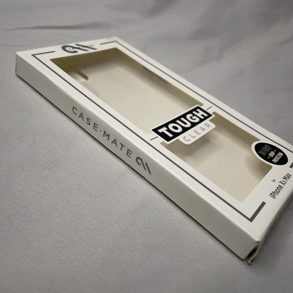 Case-Mate Tough Clear Case for iPhone XS Max Shock Absorbing Anti-Scratch New